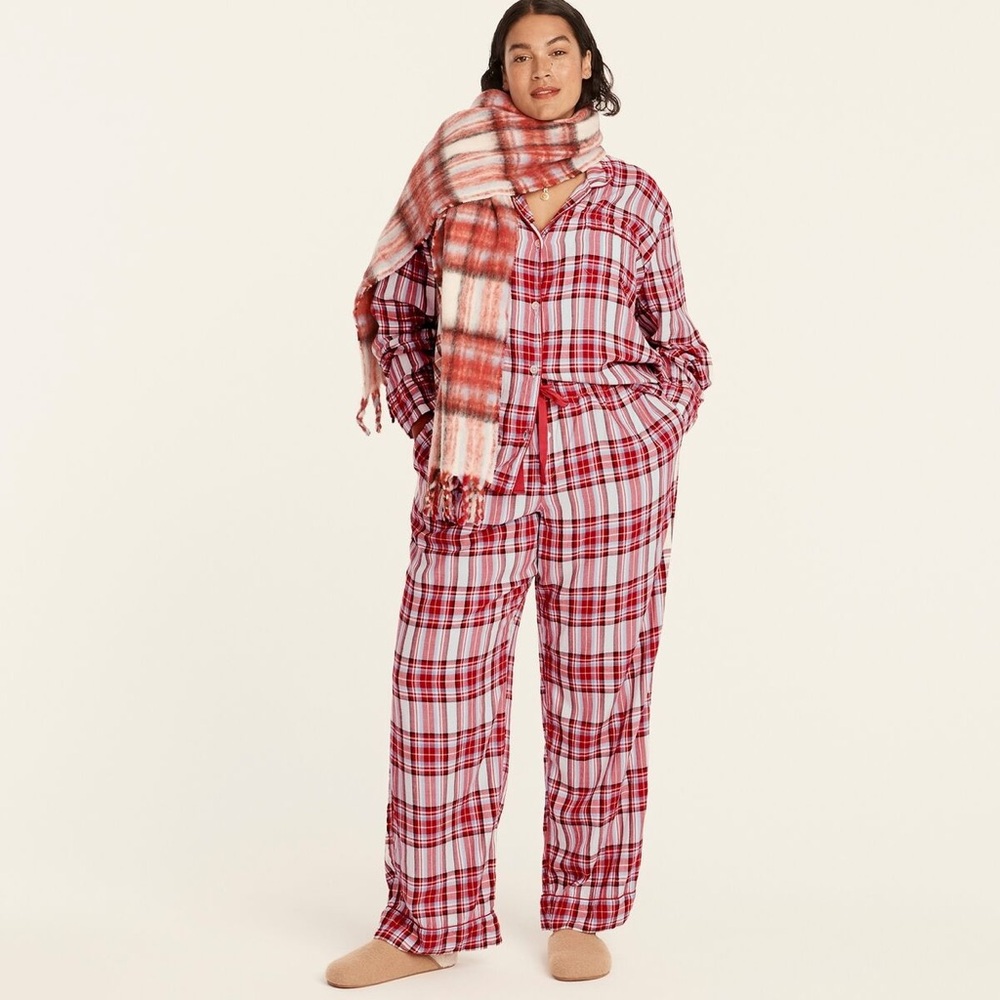 J CREW FLANNEL PAJAMA SET